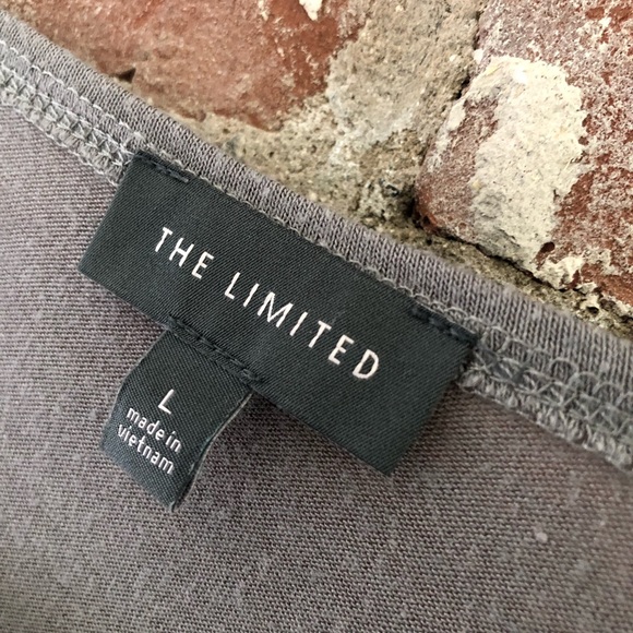 The Limited ,, gray wrap top - Picture 4 of 15